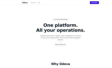 Schermafbeelding van odeva.app