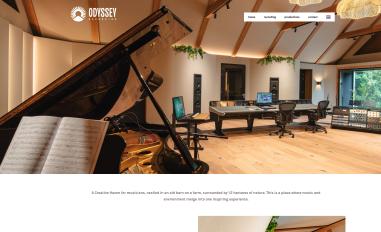 Schermafbeelding van odysseyrecording.com
