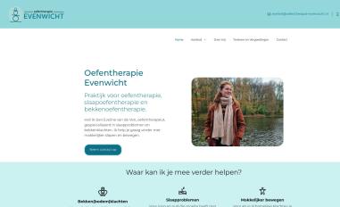 Schermafbeelding van oefentherapie-evenwicht.nl