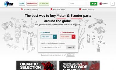 Schermafbeelding van oemmotorparts.com