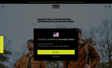 Schermafbeelding van oerjongens.nl
