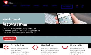 Schermafbeelding van officebooking.com