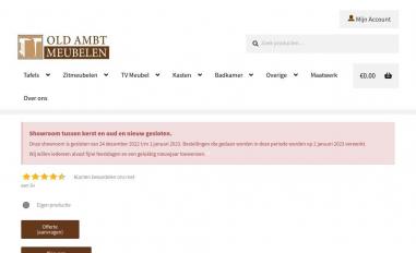 Schermafbeelding van oldambt-meubelen.nl