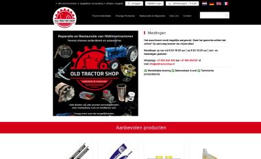 Schermafbeelding van oldtractorshop.nl