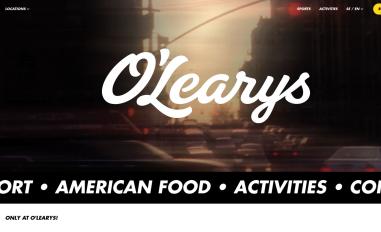 Schermafbeelding van olearys.com