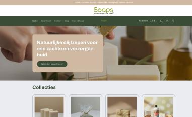 Schermafbeelding van olijfzeep.com