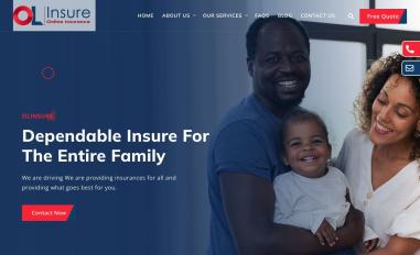 Schermafbeelding van olinsure.com