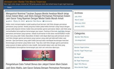 Schermafbeelding van oliviaspot.com