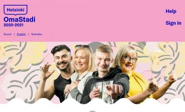 Schermafbeelding van omastadi.hel.fi