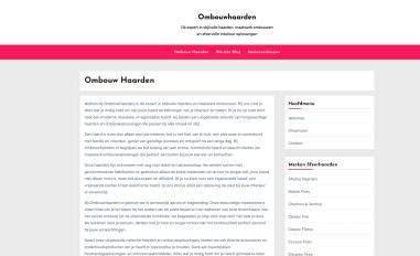 Schermafbeelding van ombouwhaarden.nl