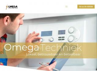 Schermafbeelding van omegatechnieken.nl