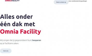Schermafbeelding van omniafacility.nl