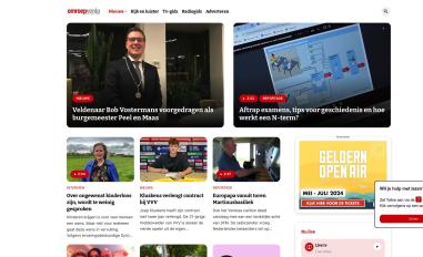 Schermafbeelding van omroepvenlo.nl