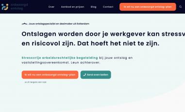 Schermafbeelding van onbezorgdontslag.nl