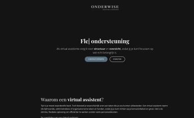 Schermafbeelding van onderwise.net