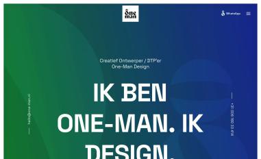 Schermafbeelding van one-man.nl