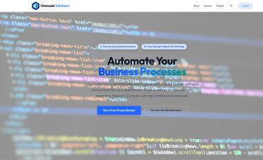 Schermafbeelding van onecodesolutions.com
