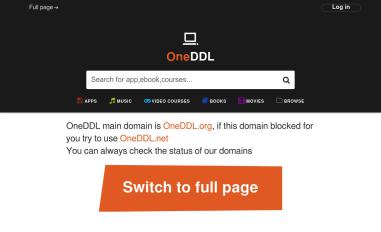 Schermafbeelding van oneddl.org