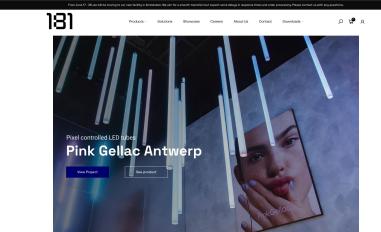 Schermafbeelding van oneeightyone.com