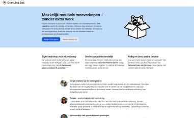 Schermafbeelding van onelessbox.nl