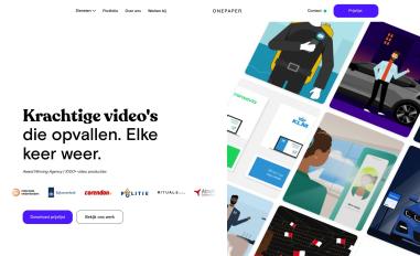 Schermafbeelding van onepapertv.nl