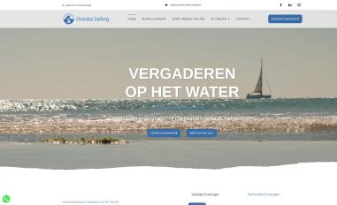 Schermafbeelding van oneska-sailing.nl