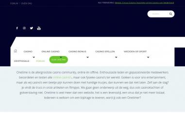 Schermafbeelding van onetime.nl