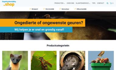 Schermafbeelding van ongediertebestrijding.shop