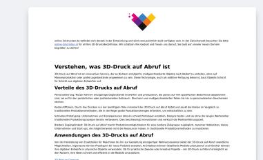 Schermafbeelding van online-3d-drucken.de