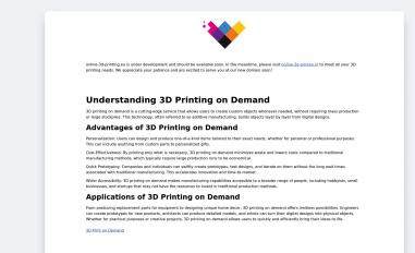 Schermafbeelding van online-3d-printing.eu