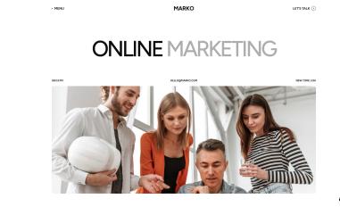 Schermafbeelding van online-marketing-bureau.framer.website