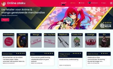 Schermafbeelding van online-otaku.nl