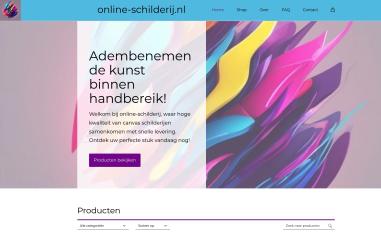 Schermafbeelding van online-schilderij.nl