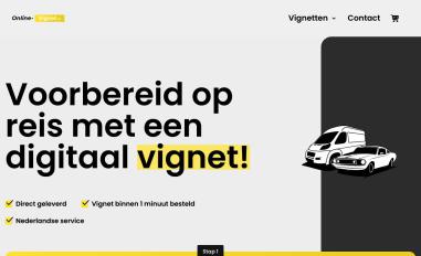 Schermafbeelding van online-vignet.nl