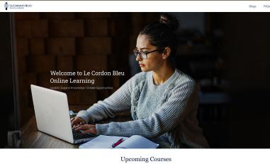 Schermafbeelding van online.cordonbleu.edu
