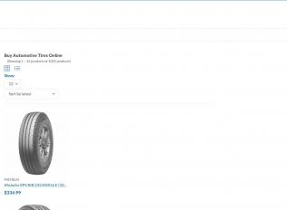Schermafbeelding van onlineautotires.com
