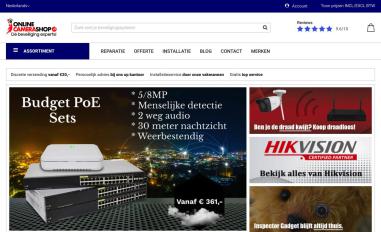 Schermafbeelding van onlinecamerashop.nl