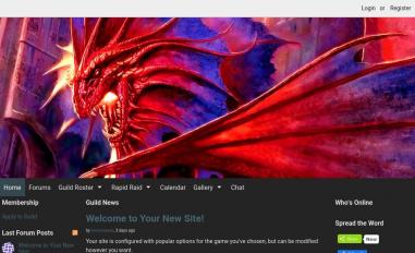 Schermafbeelding van onlinecasino.guildlaunch.com