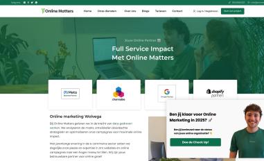 Schermafbeelding van onlinematters.nl