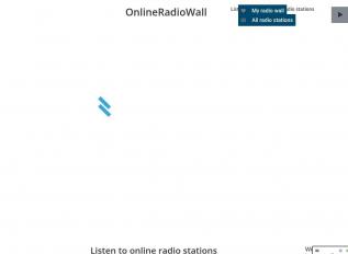 Schermafbeelding van onlineradiowall.com