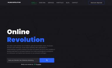 Schermafbeelding van onlinerevolution.nl