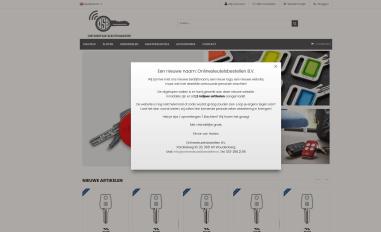 Schermafbeelding van onlinesleutelsbestellen.nl