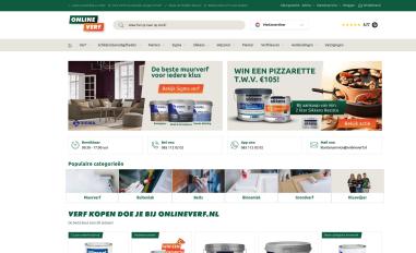 Schermafbeelding van onlineverf.nl