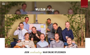 Schermafbeelding van onlinq.nl