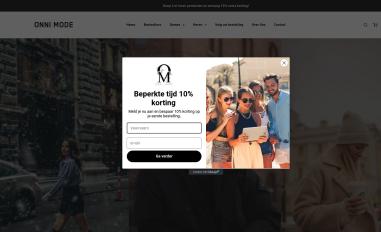 Schermafbeelding van onni-mode.nl