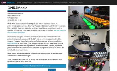 Schermafbeelding van onr4media.com