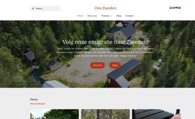 Schermafbeelding van onszweden.nl