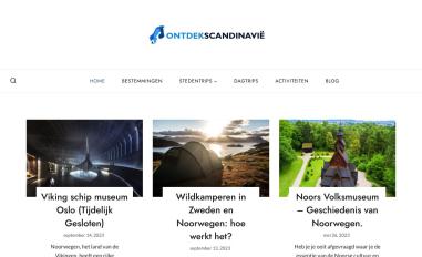 Schermafbeelding van ontdekscandinavie.nl