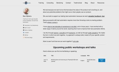 Schermafbeelding van ontestautomation.com