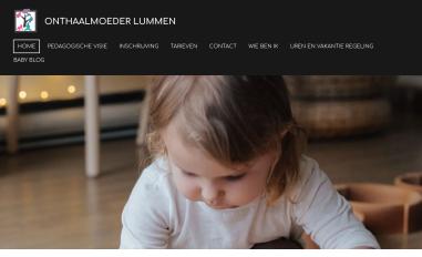 Schermafbeelding van onthaalmoeder-lummen.be